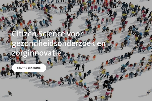 image for E-learning ‘Citizen Science voor gezondheidsonderzoek en zorginnovatie’